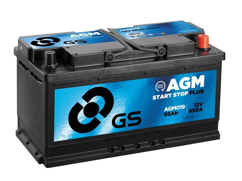Bateria premium agm start-stop 95 amp positivo derecho 850 cca